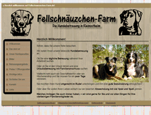Tablet Screenshot of fellschnaeuzchen-farm.de